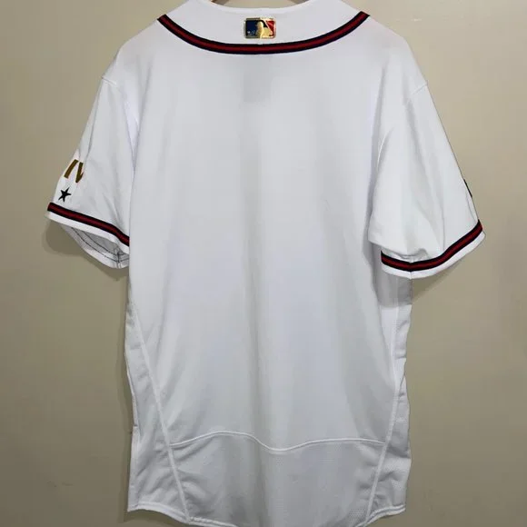 Nike Atlanta Braves MLB Authentic World Series Gold Program Jersey